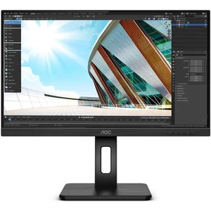 Monitor AOC U27P2 (U27P2) monitor • 27" uhlopriečka • IPS • 3840 × 2160 px • pomer strán 16 : 9 • obnovovacia frekvencia 60 Hz • jas 350 cd/m² • odozv