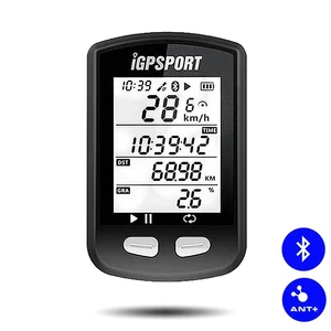 iGPSPORT iGS10S Bike Computer With Wireless bluetooth 5.0 ANT+ Heart Rate Monitor And Speed Cadence Sensor Connection Wa