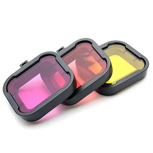 Polarizer 3 Colors Under Water Diving UV Lens Filter For Gopro Hero 3+