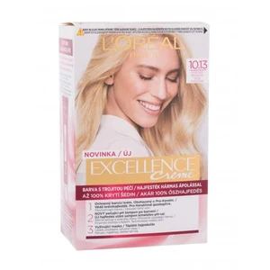 L´Oréal Paris Excellence Creme Triple Protection 48 ml farba na vlasy pre ženy 10,13 Natural Light Baby Blonde na všetky typy vlasov; na blond vlasy