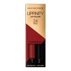 Max Factor Lipfinity Lip Colour 4,2 g rtěnka pro ženy 110 Passionate tekutá rtěnka