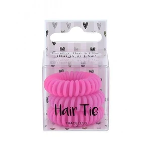 2K Hair Tie 3 ks gumička na vlasy pro ženy Pink