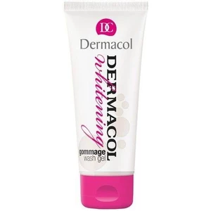 Dermacol Whitening Gommage Wash Gel 100 ml čisticí gel pro ženy na všechny typy pleti; na pigmentové skvrny