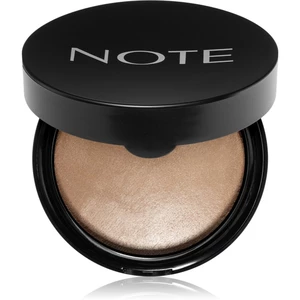 Note Cosmetique Baked Powder zapečený rozjasňujúci púder odtieň 02 Honey Warm 10 g