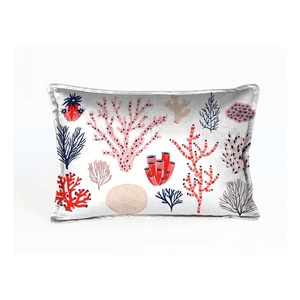 Farebná dekoratívna obliečka na vankúš Velvet Atelier Plankton, 50 × 35 cm