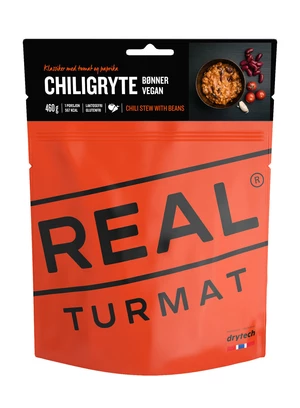 Dehydrované jídlo Dušené chilli s fazolemi Real Turmat® (Barva: Oranžová)