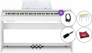 Casio PX770 WE Set White Wood Tone Pian digital