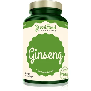 GreenFood Nutrition Ginseng kapsle pro udržení vitality 60 cps