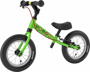 Yedoo TooToo Emoji 12" Verde Bicicleta de equilibrio