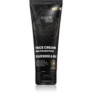 Organic Shop Men Blackwood & Mint multifunkčný krém na tvár pre mužov 75 ml