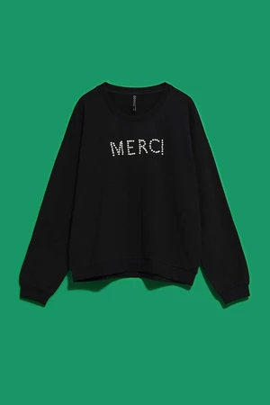 Sweatshirt with inscription