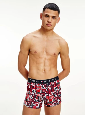 Blue and Red Patterned Boxers Tommy Hilfiger Underwear - Men