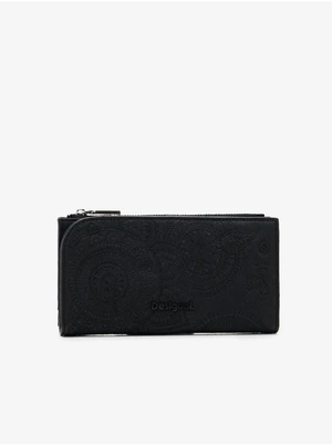 Black Desigual Dejavu Ines Womens Patterned Wallet - Women
