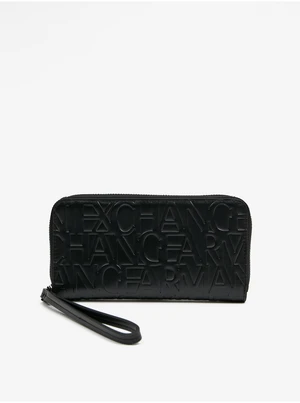 Black Women Patterned Wallet Armani Exchange - Women