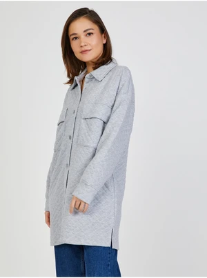 Light grey shirt jacket JDY Ruth - Ladies