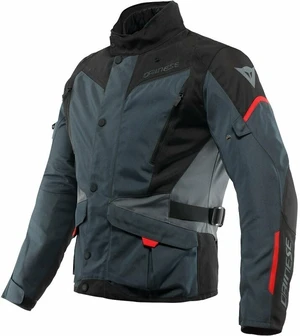 Dainese Tempest 3 D-Dry Ebony/Black/Lava Red 54 Blouson textile