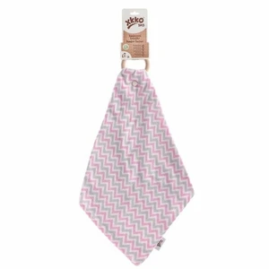 XKKO Hryzátko BMB s plienkou - Chevron Baby Pink