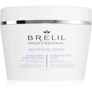 Brelil Professional Silver Blonde Sublimeches Mask hydratačná maska neutralizujúci žlté tóny 220 ml