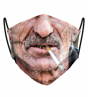 Maschera viso protettiva Mr. GUGU & Miss GO FUNNY SMOKE