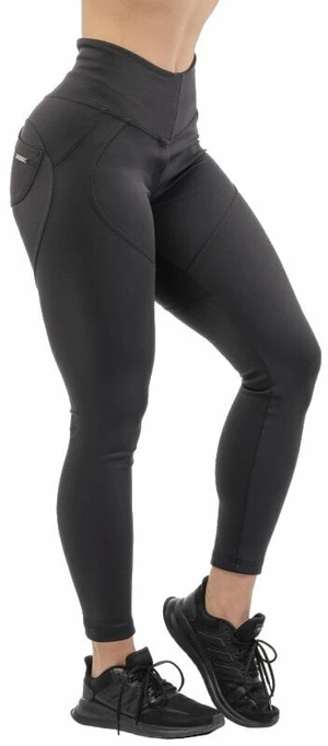 Nebbia High Waist & Lifting Effect Bubble Butt Pants Black XS Fitness pantaloni