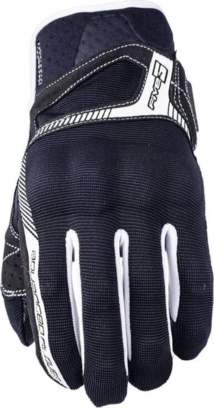 Five RS3 Black/White 3XL Guantes de moto