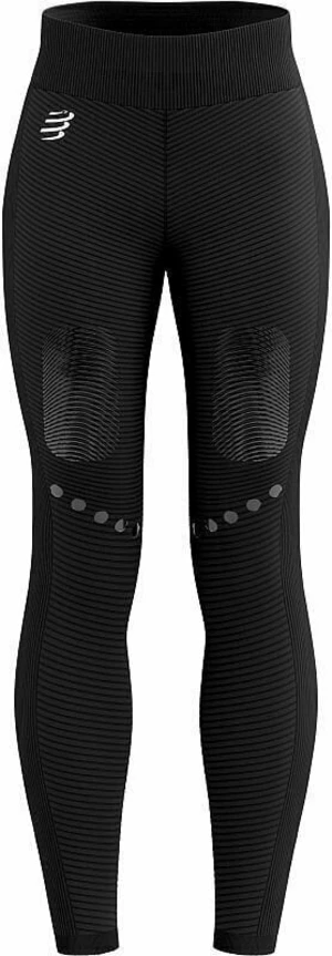 Compressport Winter Trail Under Control Full Tights Black L Pantaloni / leggings da corsa