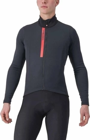 Castelli Entrata Thermal Jersey Light Black XL