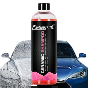 Ceramic Car Wash Foam Ceramic Coating Car Polish Cleaner Ceramic Car Wash Soap Detailing Supplies Rejuvenates Paint & Ceramic