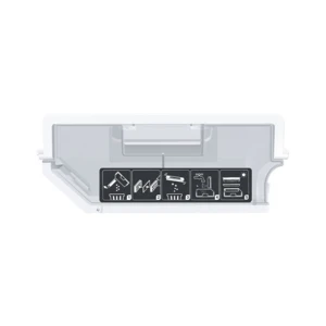Dust Box Dust Bin Container Parts for Deebot X1 OMNI/ T10 Vaccum Cleaner Dustbin Box Accessories White