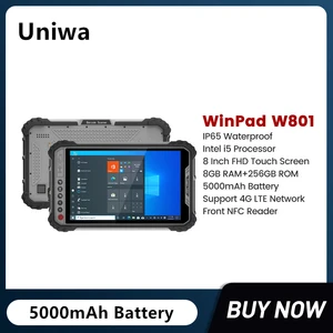 UNIWA WinPad W801 Tablets 8 Inch 5000mAh Battery Intel i5 8200Y Dual Core 8G ROM 256G RAM 13MP Rear Camera Dual SIM Card Tablets