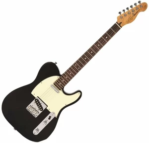 Vintage V20 Coaster Gloss Black Guitarra electrica