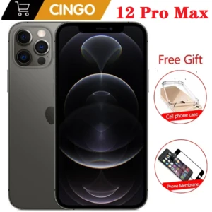 Original unlocked iPhone 12 Pro Max 6.7" 6G RAM 128GB/256GB/512GB ROM 5G Smartphone Face ID IOS A14 Bionic Chip