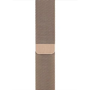 Apple Watch 42/44mm Milanese Loop szíj, arany