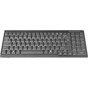 Digitus DS-72000UK KVM tlačidlo čierna UK anglická, QWERTY