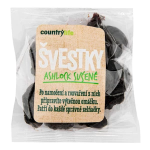 Slivky sušené bez kôstok Ashlock 100 g   COUNTRY LIFE