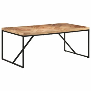Dining Table 70.9"x35.4"x29.9" Solid Acacia and Mango Wood