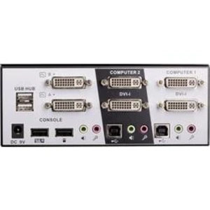Přepínač KVM LINDY LINDY DVI Dual Head KVM Switch Pro, 2 porty