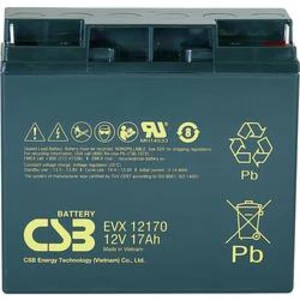 Olověný akumulátor CSB Battery EVX 12170 EVX12170, 17 Ah, 12 V