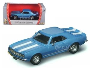 1967 Chevrolet Camaro Z-28 Blue 1/43 Diecast Model Car by Road Signature