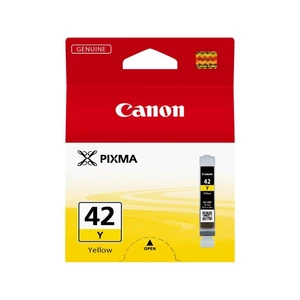 Cartridge Canon CLI-42 Y, 284 stran - originální (6387B001) žltá Žlutá inkoustová kazeta s tiskovou kapacitou cca 284 stran A4

Určeno pro tiskárnu Ca
