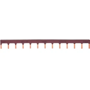 Hager KB163P hrebeňová lišta   hnedá  10 mm² 63 A