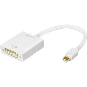 LogiLink CV0037B  adaptér [1x mini DisplayPort zástrčka - 1x DVI zásuvka 24+5-pólová] biela  15.00 cm