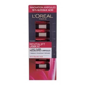 L´Oréal Paris Revitalift Laser X3 7 Day Cure 7 ml pleťové sérum W na veľmi suchú pleť; na pigmentové škvrny; proti vráskam; spevnenie a lifting pleti