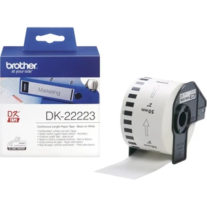 Brother DK-22223 etikety v roli 50 mm x 30.48 m papier  biela 1 ks permanentné DK22223 univerzálne etikety