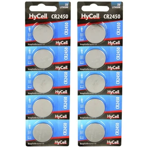 Ansmann CR2450 10er Pack sada knoflíkových batérií CR 2450 lítiová 540 mAh  10 ks
