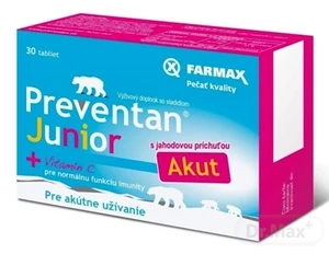 FARMAX Preventan Junior Akut + vitamín C
