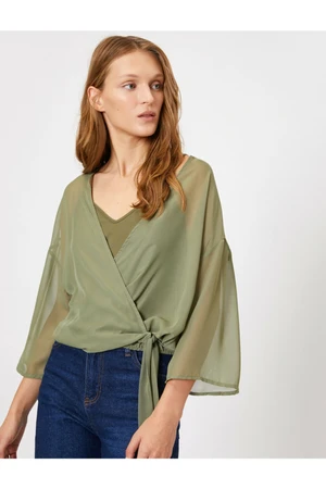 Koton Blouse - Green - Regular fit