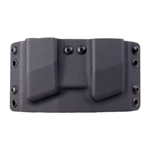 OWB Walther PDP - vnější pouzdro na dva pistolové dvouřadé zásobníky bez SweatGuard RH Holsters® (Barva: Černá, Typ uchycení: Kovový průvlek)