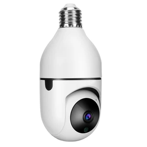 XIAOVV 2MP WIFI PTZ Security Camera Wireless Bulb Camera with E27 Bulb Connector Infrared Night Vision Motion Detecting
