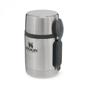 Termoska na jídlo se lžící Stanley® 530 ml (Barva: Stříbrná)